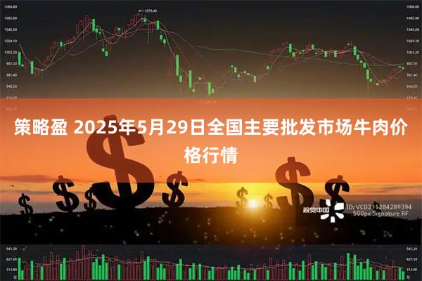 策略盈 2025年5月29日全国主要批发市场牛肉价格行情